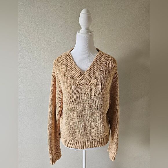 Vince V Neck Sweater Medium - Picture 3 of 8